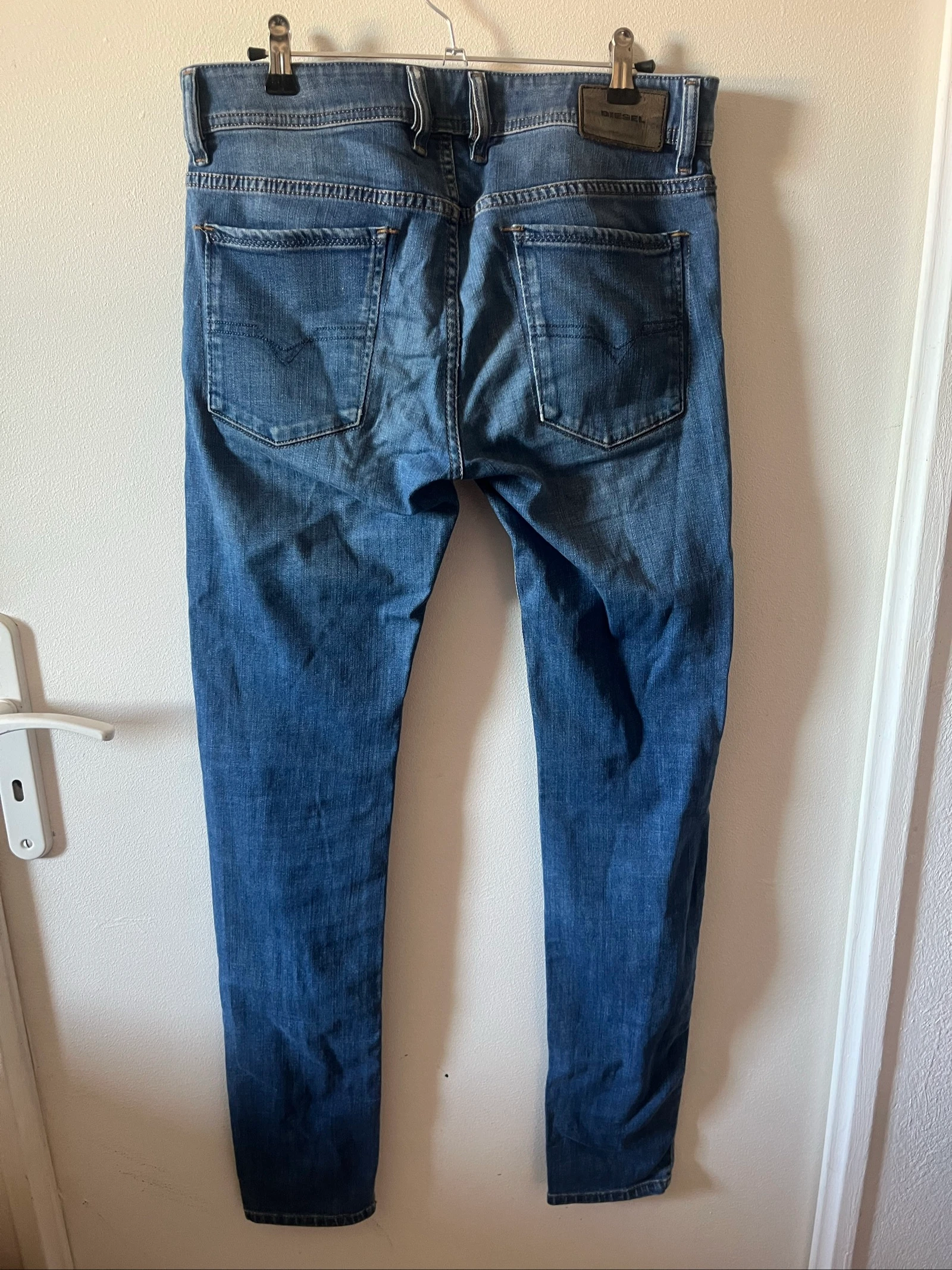 ✂ Jeans DIESEL slim stretch masculino • W30 • Denim azul • Muito bom estado – photo 5